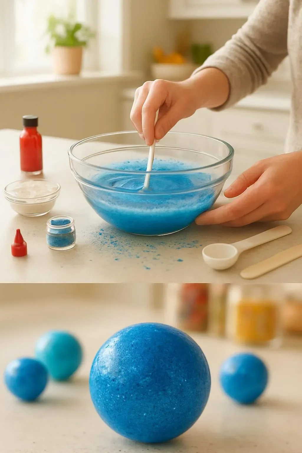 DIY Anleitung für einen springenden Ball selbst herstellen