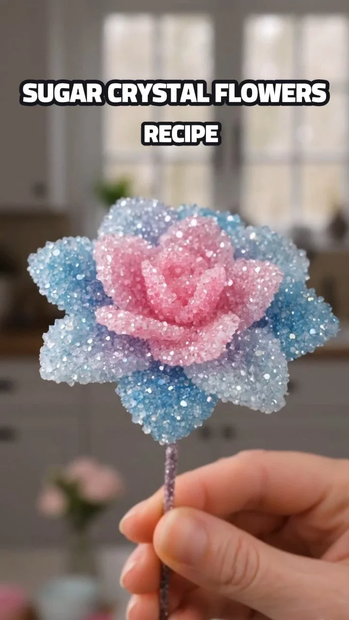 Zuckerblumen in verschiedenen Farben und Formen für kreative Backprojekte