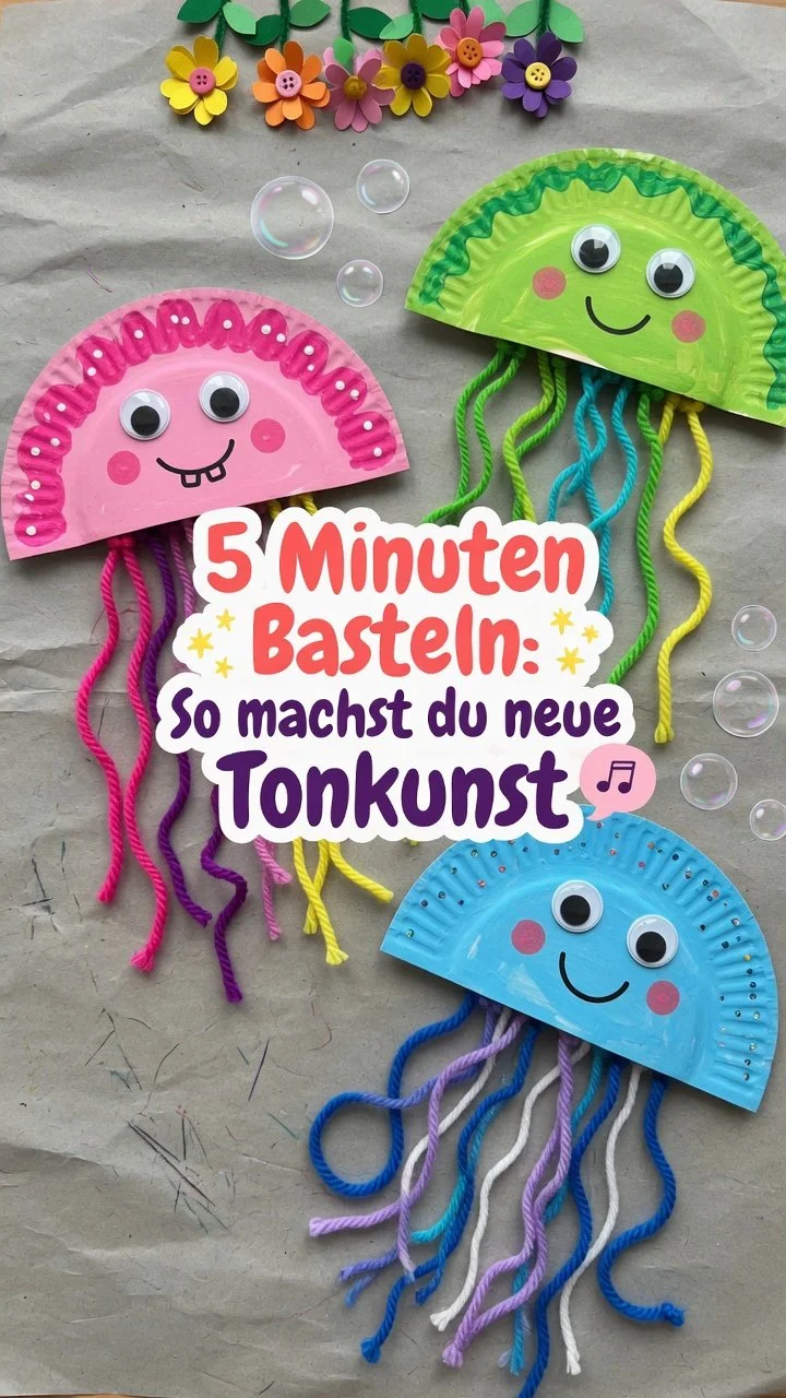 Video-Anleitung zum Basteln von Tonkunst in 5 Minuten für Fans und Kreative