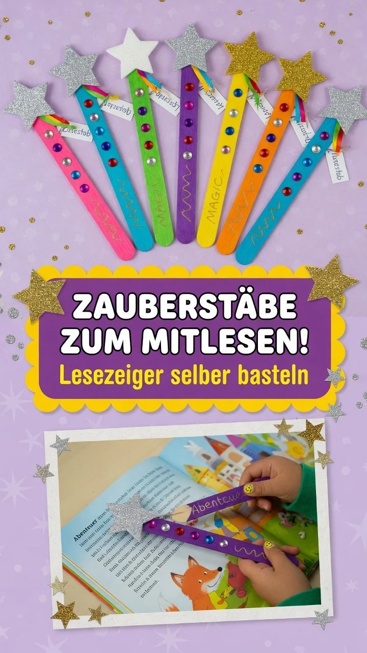 Kreative Bastelideen mit Eisstielen für Kinder und DIY-Projekte.