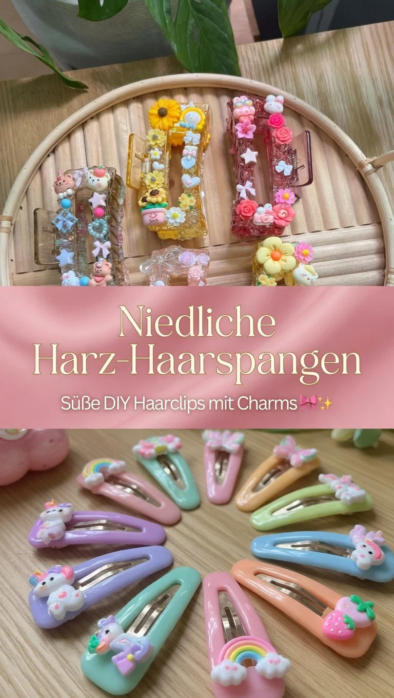 Decoden Haarkralle Clip - Jelly Glitter - Gefälschte Kuchen Spaß Haarschmuck