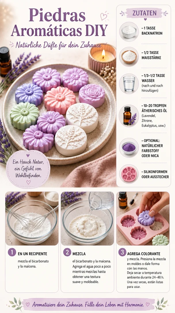 DIY aromatische Steine für natürliche Düfte im Zuhause