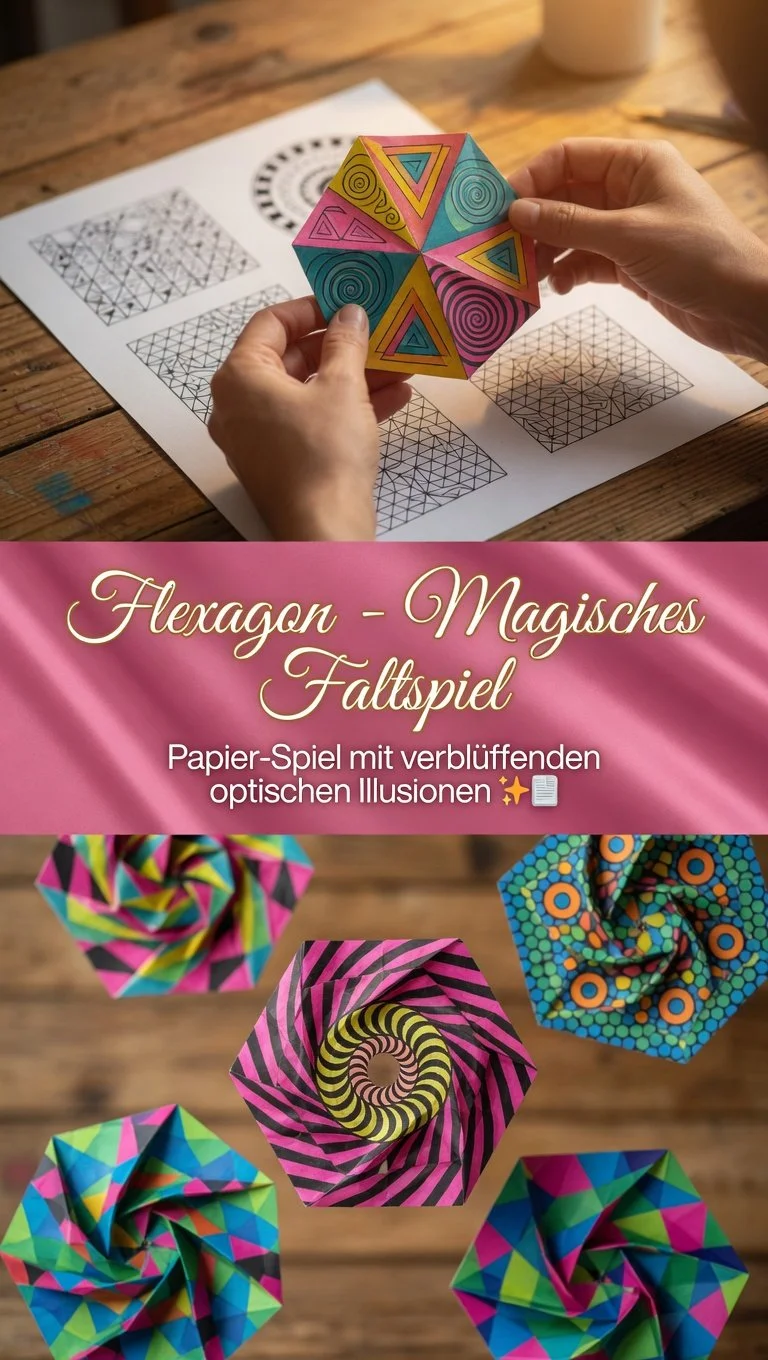Erstelle coole optische Täuschungen mit meinen neuen Druckvorlagen für Kreisel!