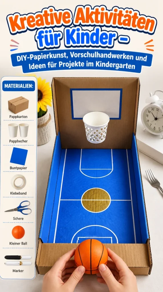 Kreative Aktivitäten für Kinder mit DIY-Papierkunst im Kindergarten