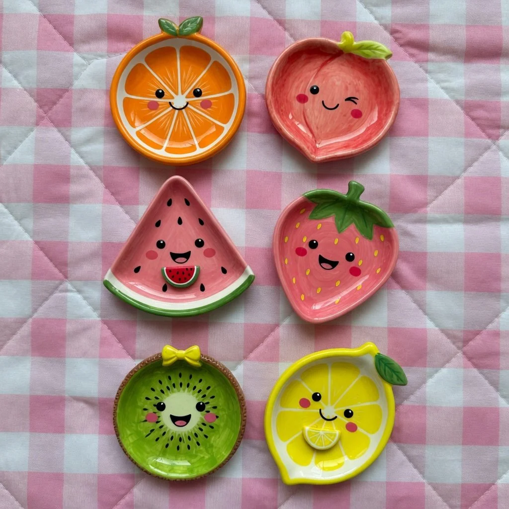 Niedliche Obst-Themen Harz-Cabochons für DIY-Schmuck, Schlüsselanhänger, DIY-Bastelarbeiten, Partydekorationen, Haaraccessoires, Obstdekoration
