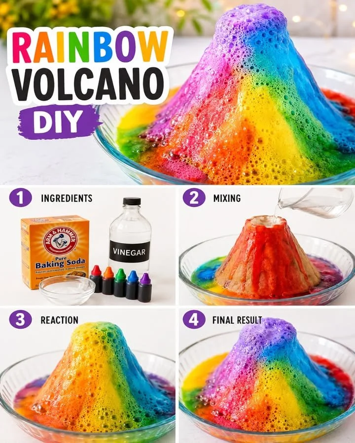 Regenbogen Vulkan
