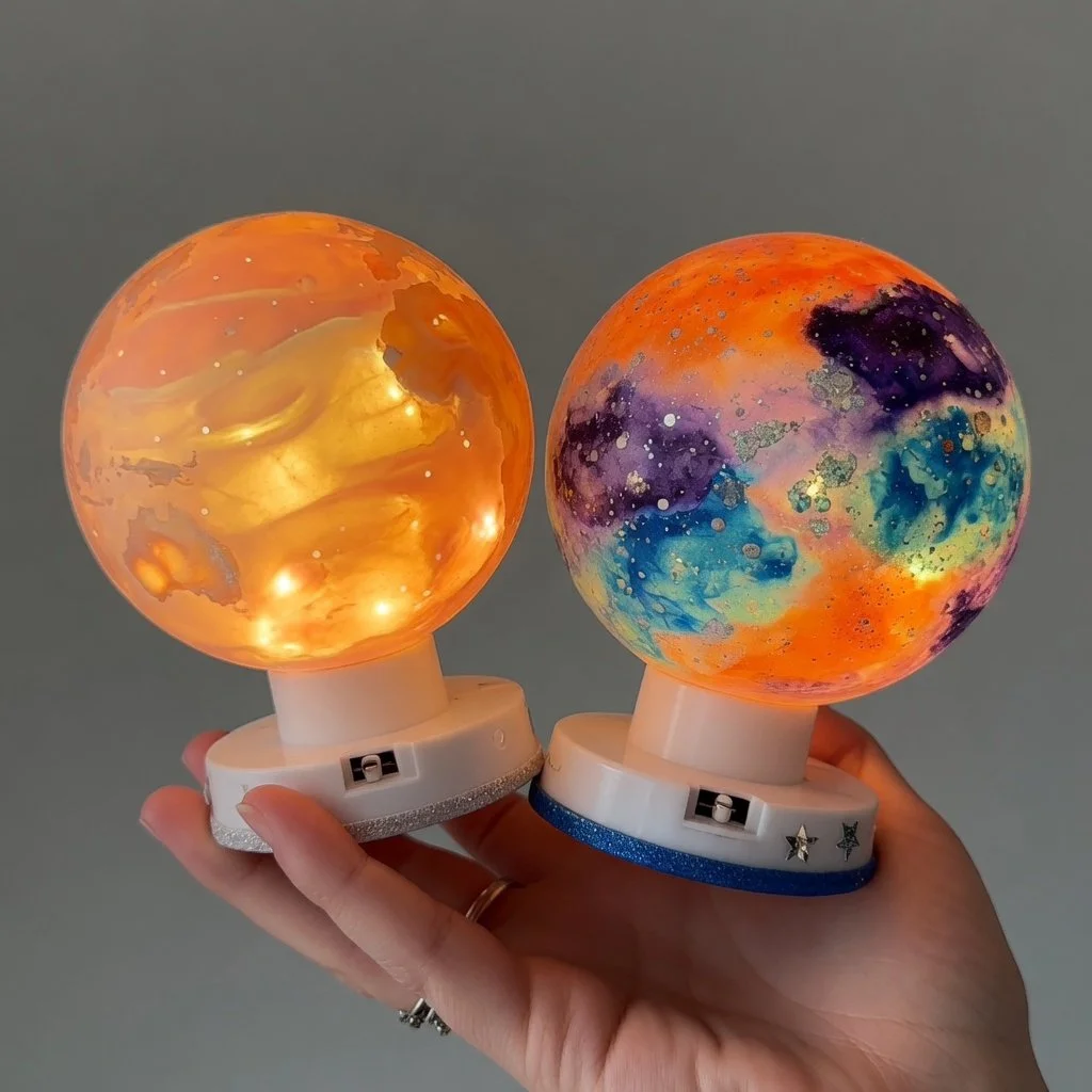 Sternenzeit: DIY Schlafzimmer Himmel Licht Bastelarbeit