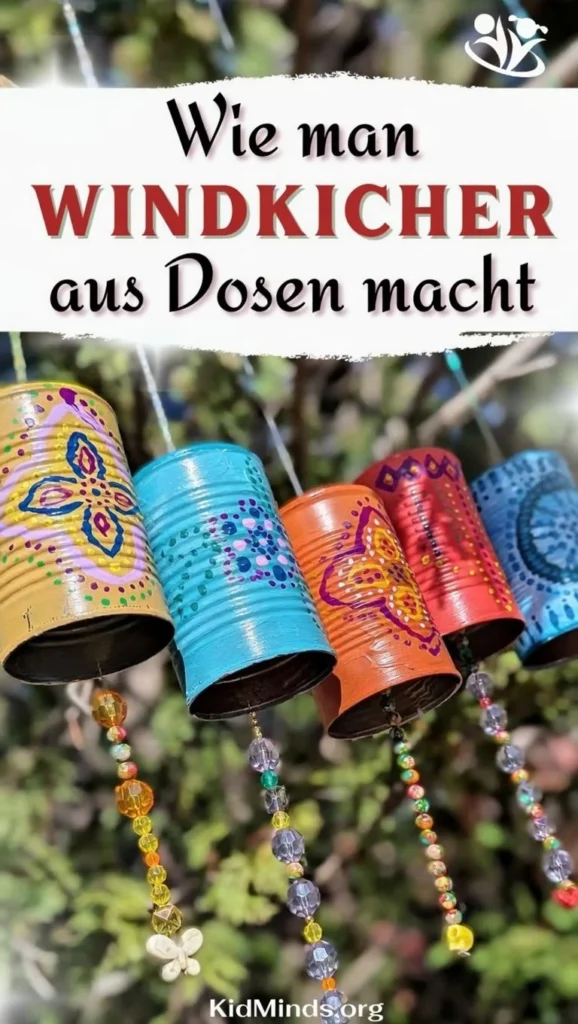 Blechdosen-Windspiele zum Basteln für Kinder und kreative Projekte