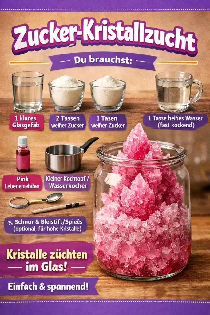 Zucker-Kristallzucht