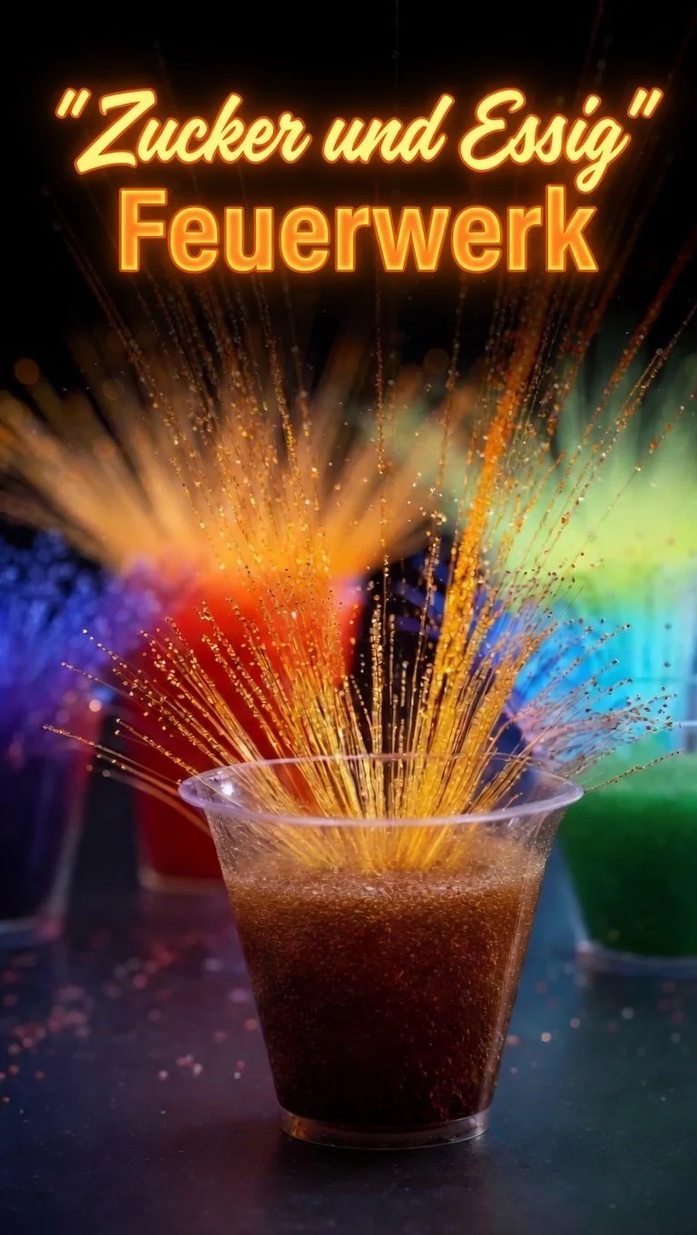 Zucker und Essig kombiniert für ein geschmackvolles Feuerwerk in der Küche