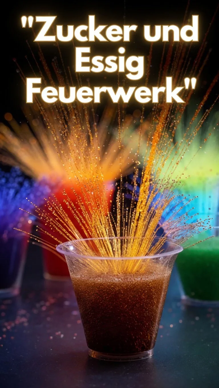Zucker und Essig Feuerwerk