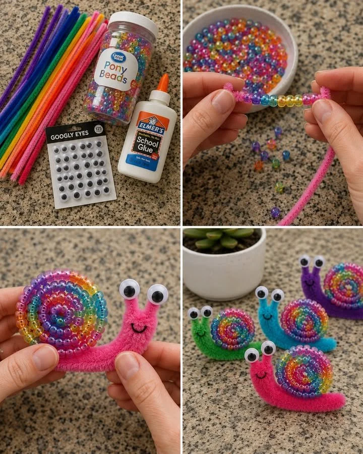 Regenbogenperlen-Schnecke
